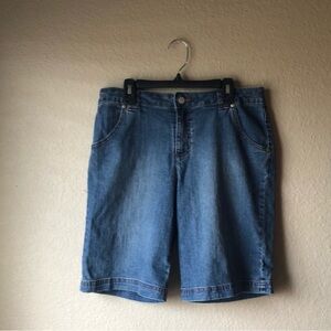 Circo Shorts Girls Y2K Casual Preppy Denim Blue Jean Bermuda Shorts Kid XL 14/16